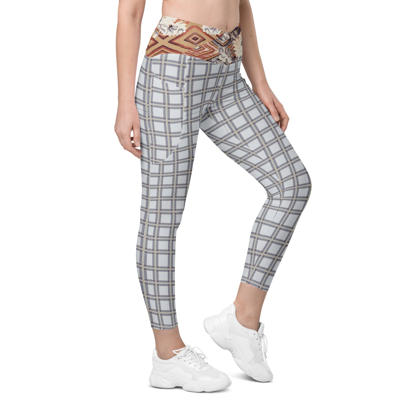 Leggings Magnolia Crossover con tasche