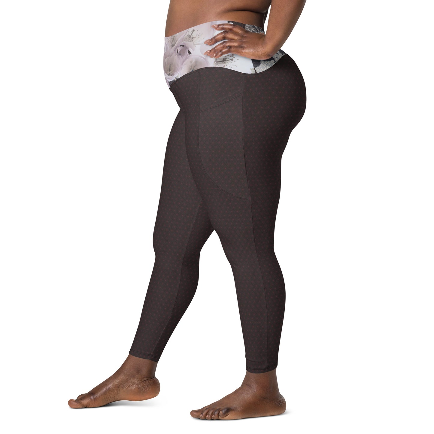 Matsukawa Asanoha Cherry blossom Leggings with pockets large size