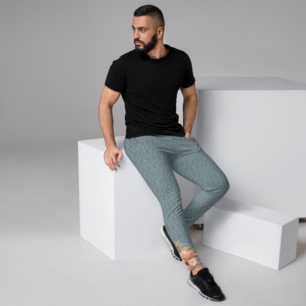 Jogging Homme Fleur de Cerisier Bleu