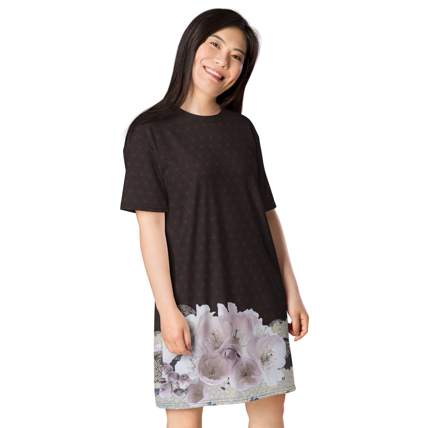 Matsukawa Asanoha Cherry blossom T-shirt dress