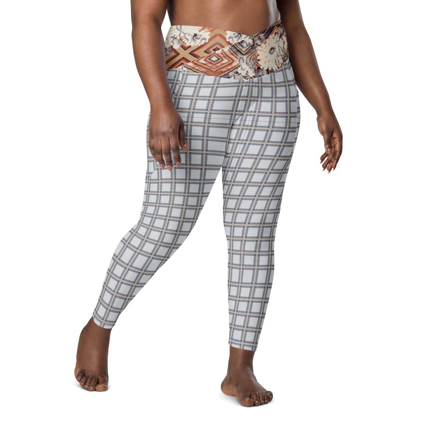 Magnolia Crossover leggings avec poches grande taille