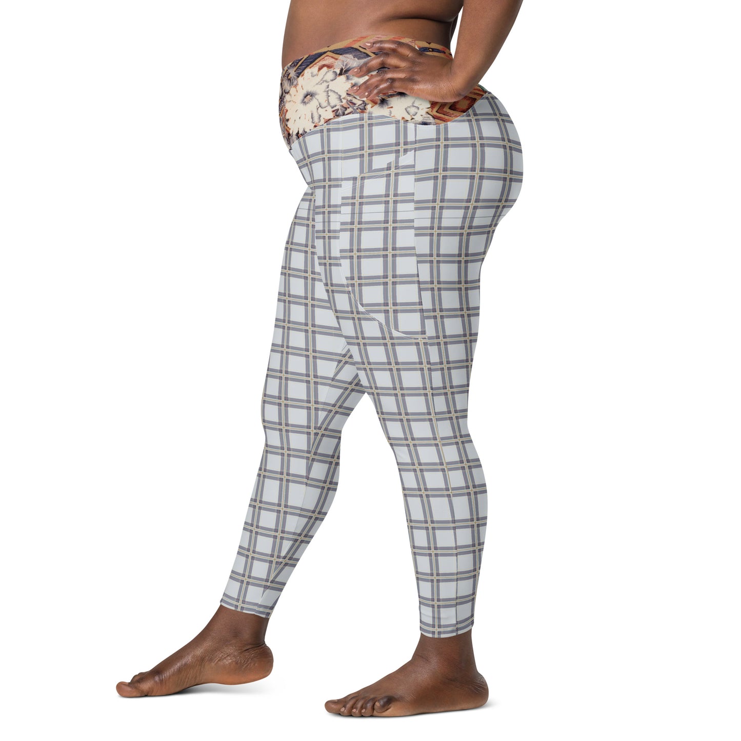 Magnolia Crossover leggings avec poches grande taille