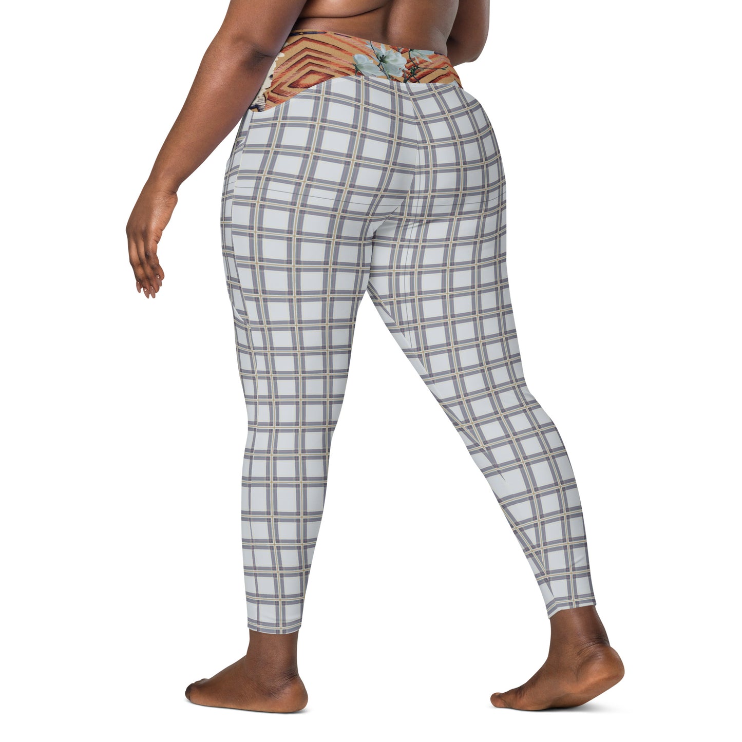 Magnolia Crossover leggings avec poches grande taille