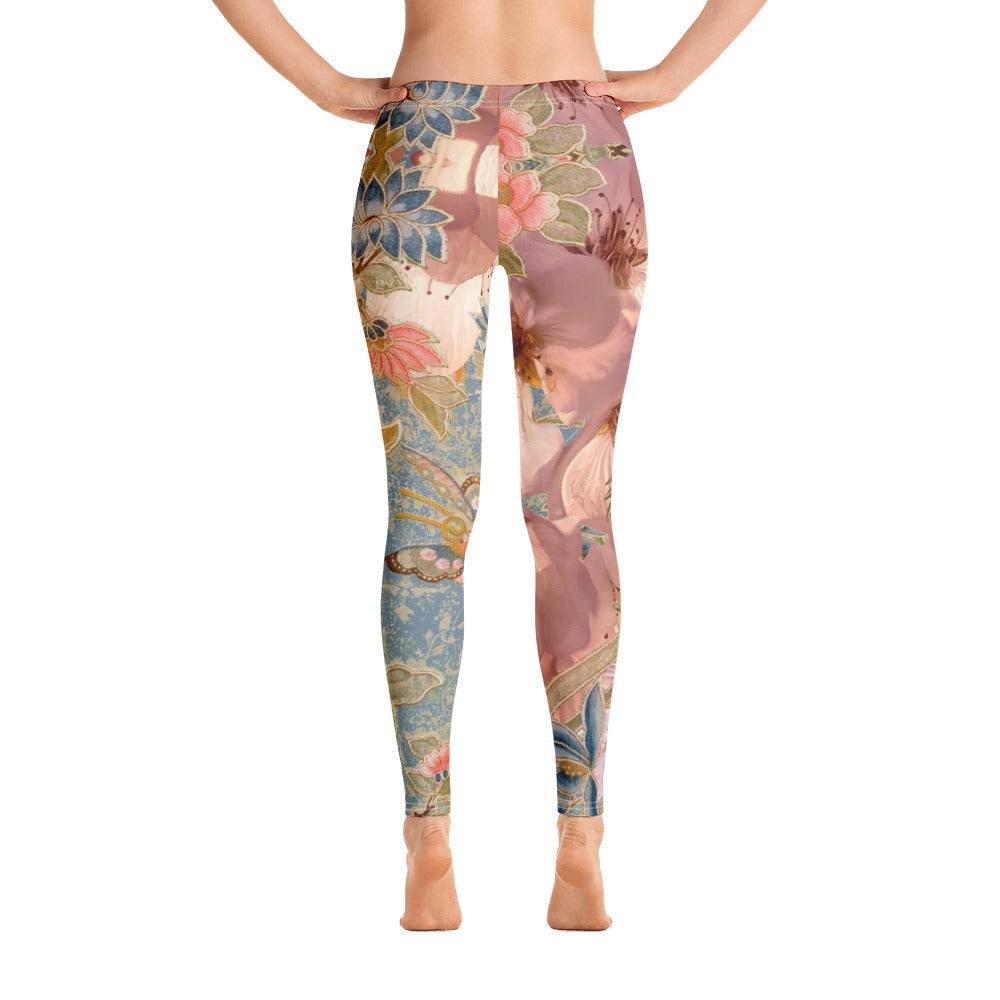 Leggings di fiori di ciliegio