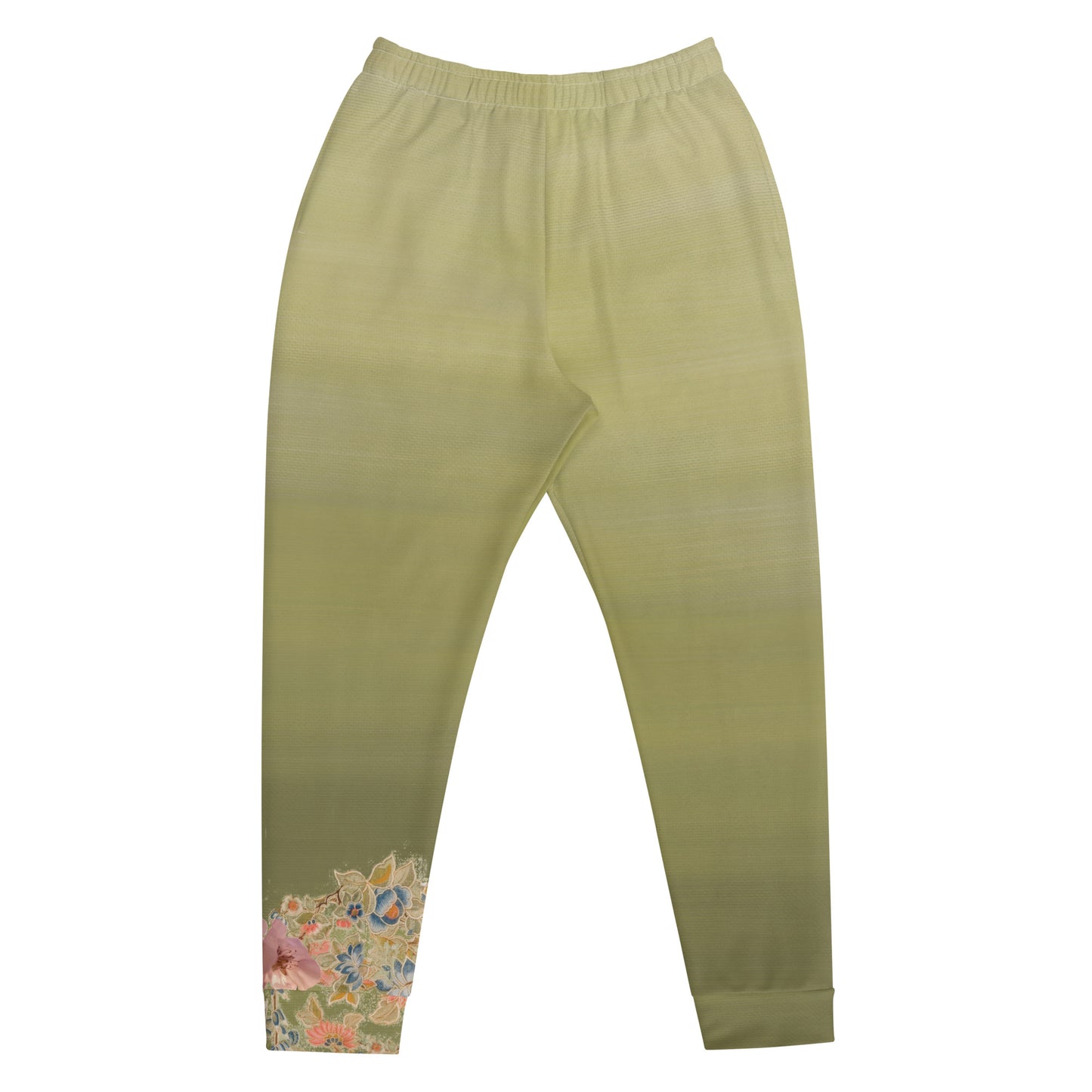 Joggers de hombre verde flor de cerezo