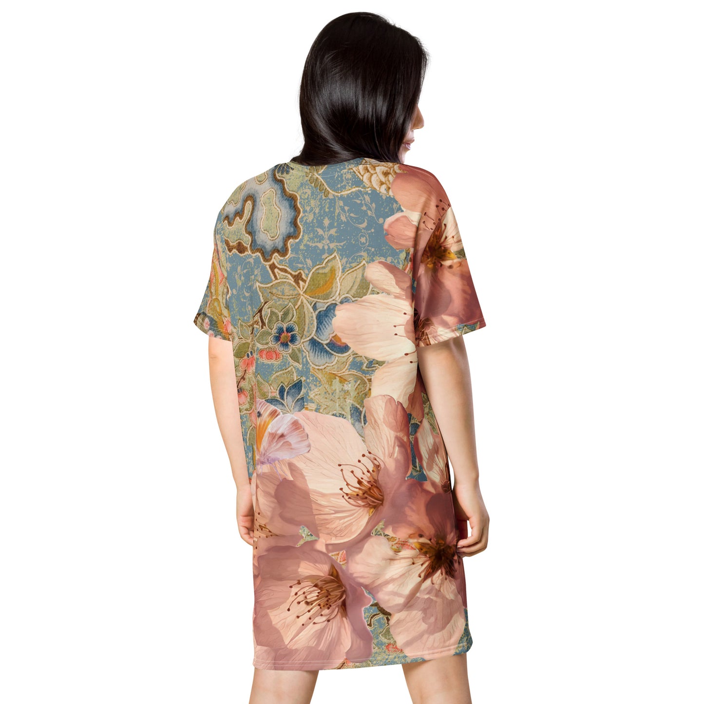 KimonoPaint kimono pattern Cherry blossom  T-shirt dress