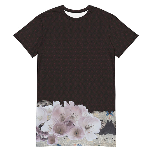 Abito t-shirt Matsukawa Asanoha con fiori di ciliegio