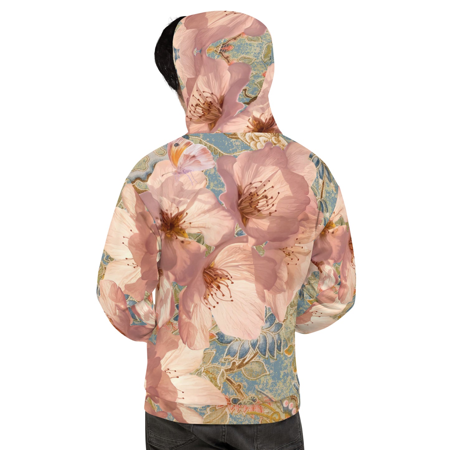 Sudadera con capucha unisex Flor de cerezo