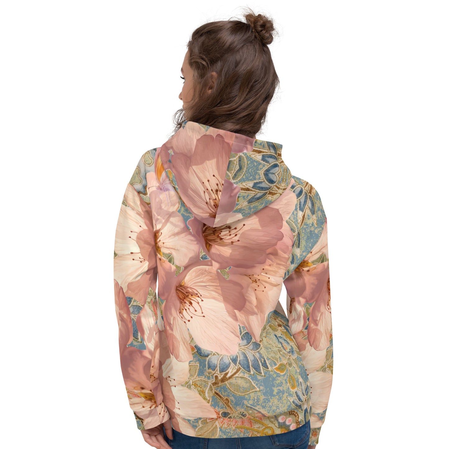 KimonoPaint Original kimono pattern Cherry blossom Unisex Hoodie