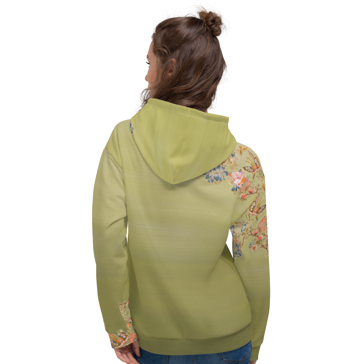 Cherry blossom Green Unisex Hoodie