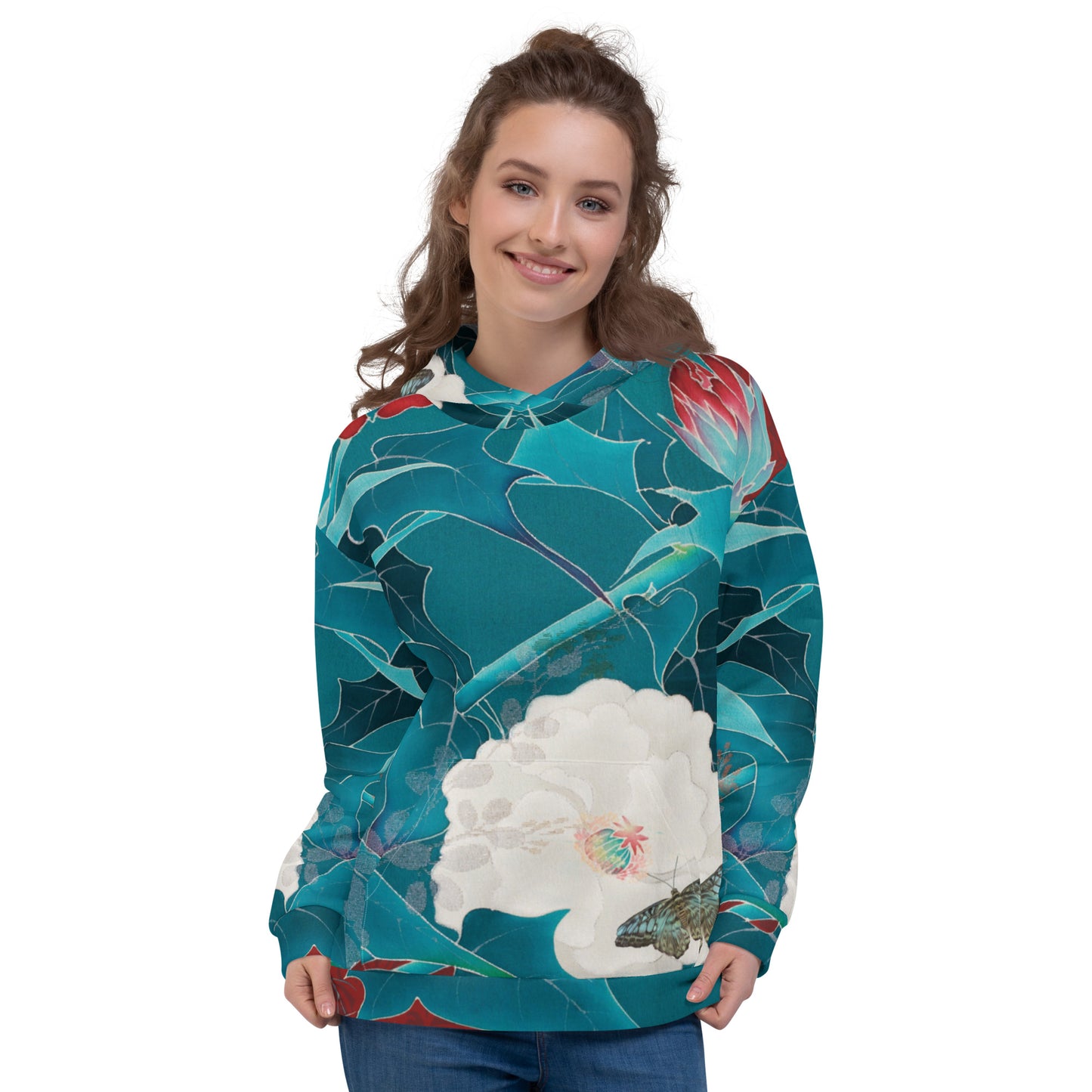 Sudadera con Capucha Mariposa Unisex