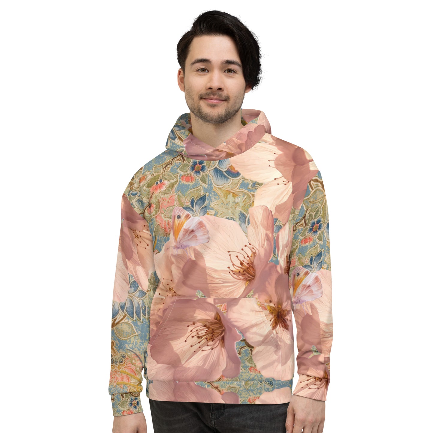 Sudadera con capucha unisex Flor de cerezo