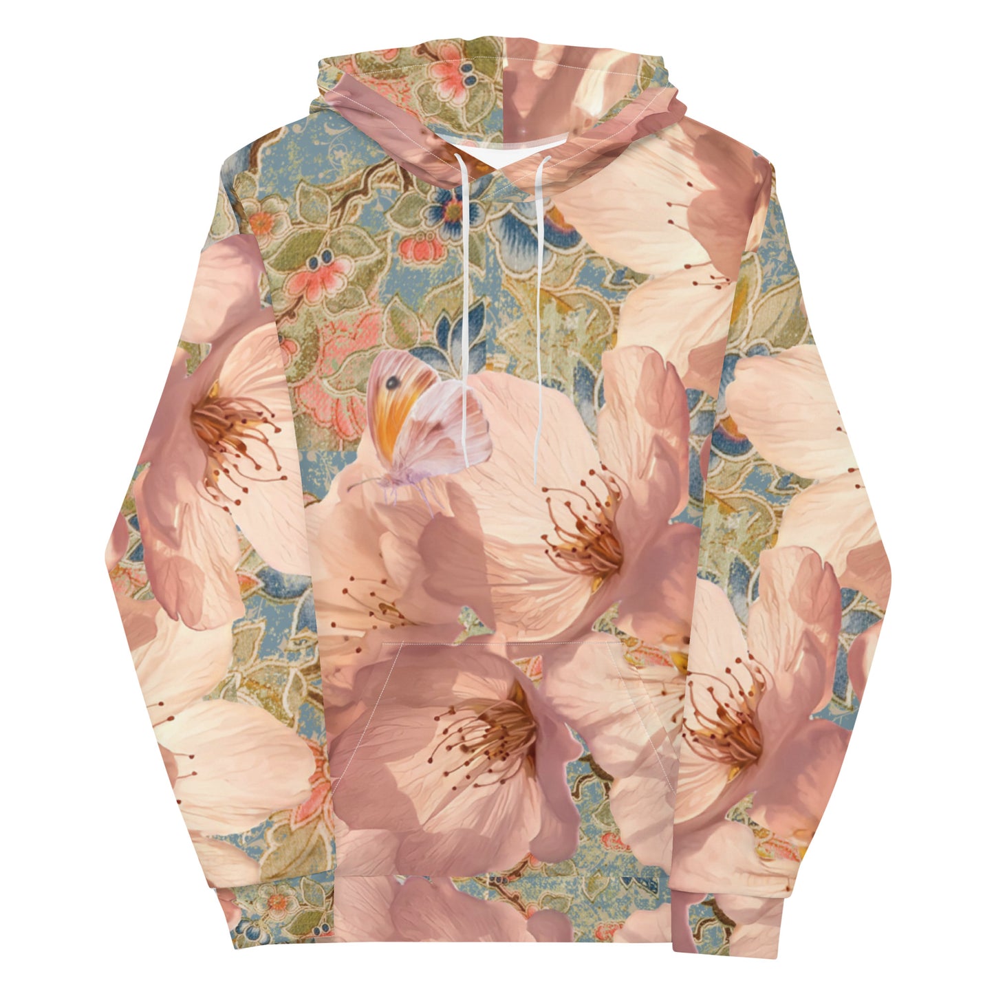 Sudadera con capucha unisex Flor de cerezo