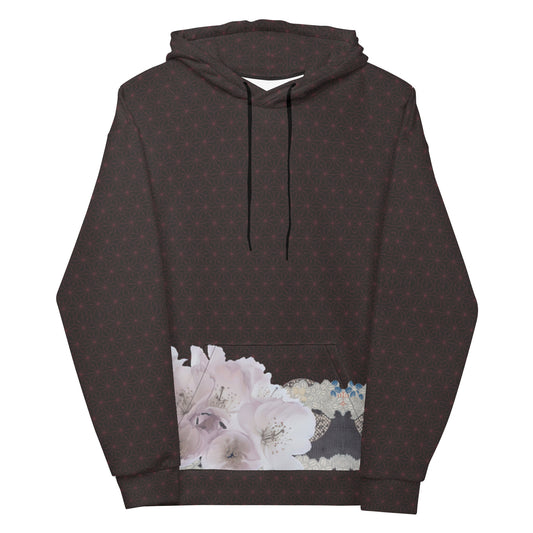 Felpa con cappuccio unisex Matsukawa Asanoha Cherry blossom