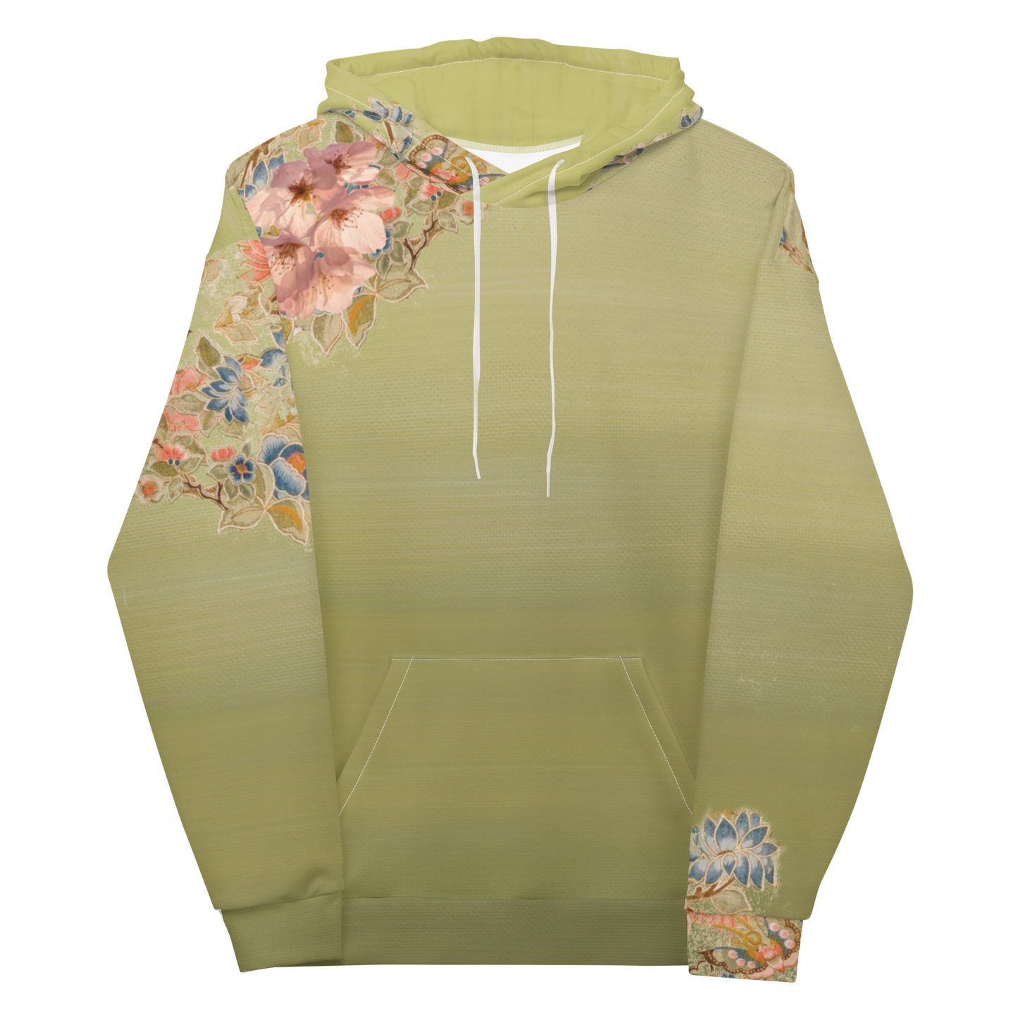 Cherry blossom Green Unisex Hoodie