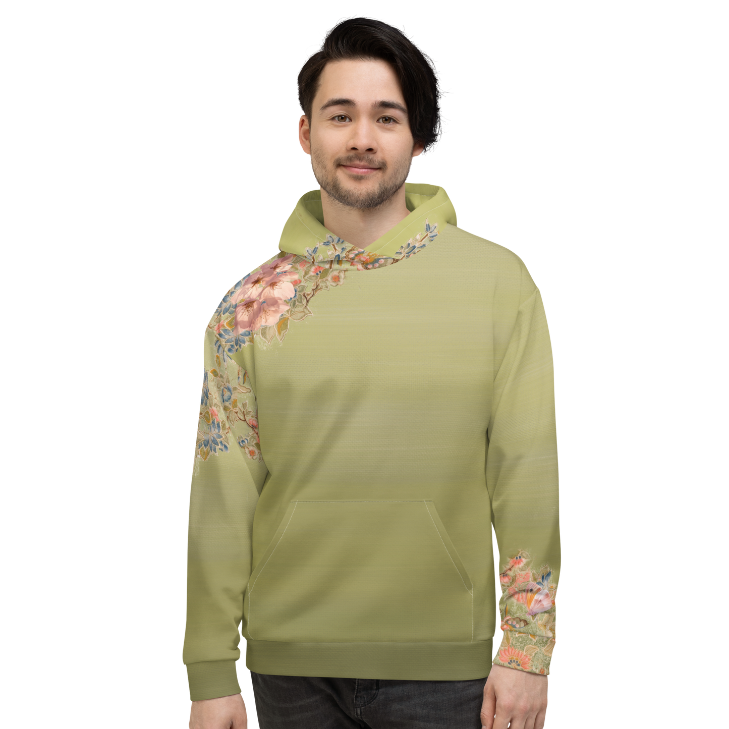 Cherry blossom Green Unisex Hoodie