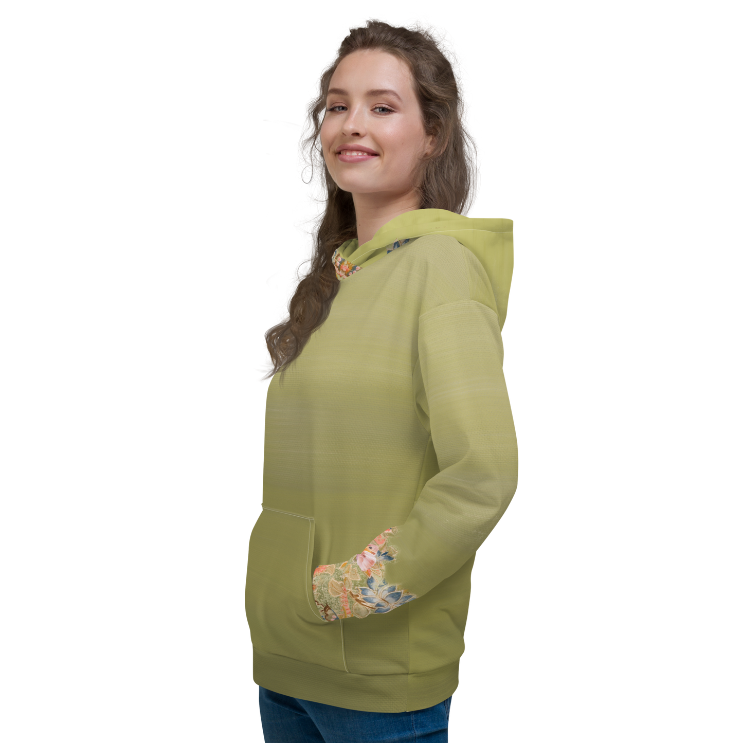 Cherry blossom Green Unisex Hoodie