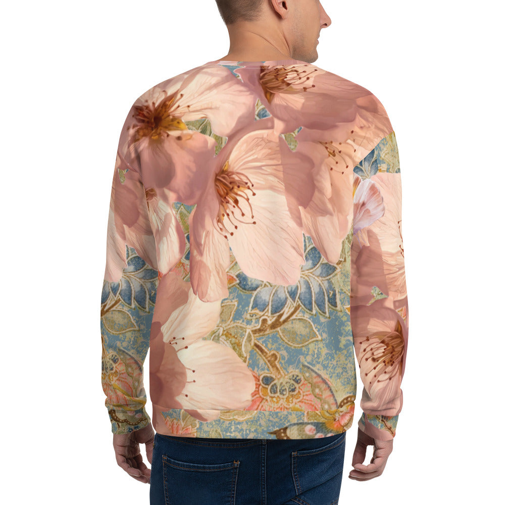 KimonoPaint Original kimono pattern Cherry blossom Unisex Sweatshirt