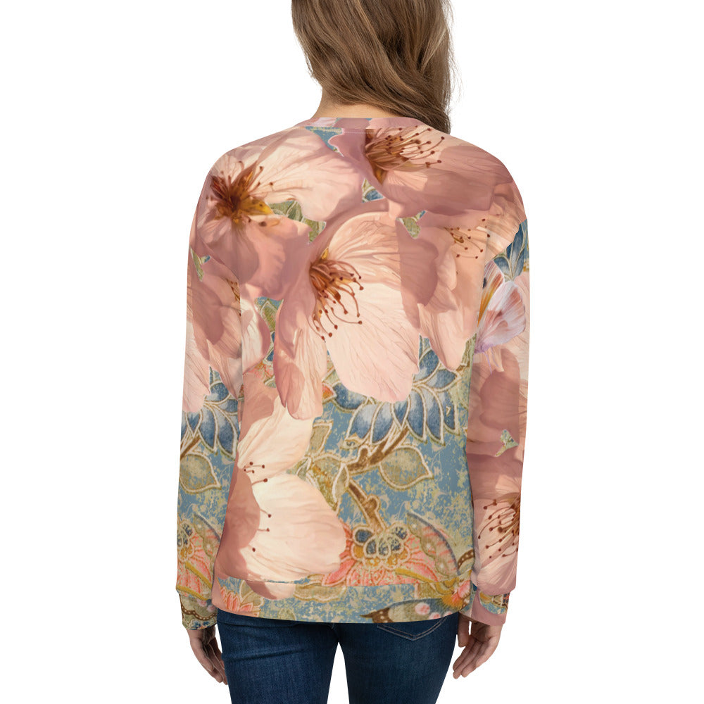 KimonoPaint Original kimono pattern Cherry blossom Unisex Sweatshirt