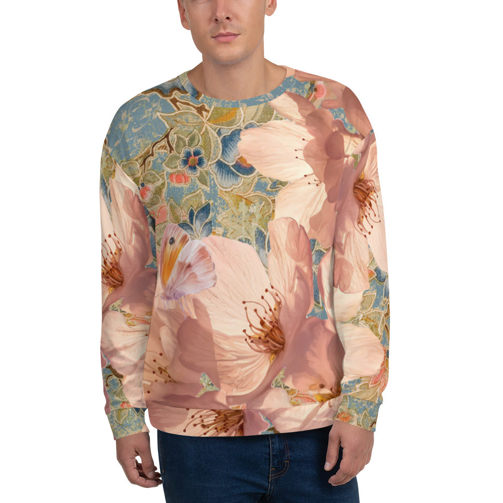 Sweat-shirt unisexe fleur de cerisier