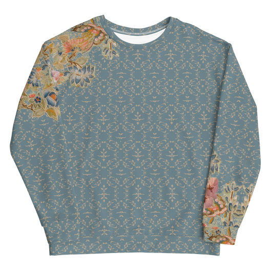 Cherry blossom Blue Unisex Sweatshirt