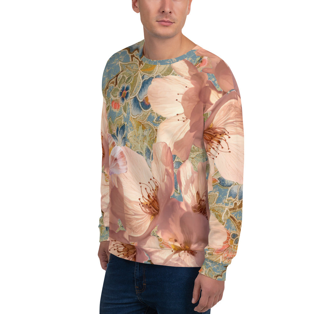 Sweat-shirt unisexe fleur de cerisier