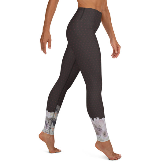 Matsukawa Asanoha Leggings Yoga con fiori di ciliegio